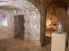 Interior corridor of Bokar Fortress with the doorway leading to the upper passage and terrace access