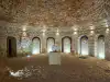 Main interior room of Bokar Fortress with its vaulted stone ceiling and circular defensive design