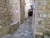 View from the Rupe Street crossroads looking toward the start of St. Joseph Street in Dubrovnik Old Town